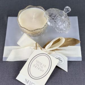 VELAS AROMÁTICAS CON ENVASE DE VIDRIO