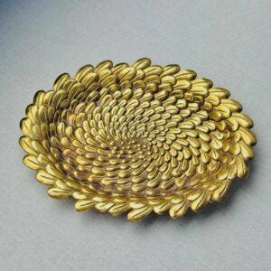 Plato pluma de ángel a detalle